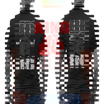 King Of The Ring De Regalo Para Los Amantes Del Boxeador Y Del Boxeo Camiseta Hombre Estampado Espalda - Regaloses