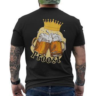 Kings Day Netherlands & Holland Proost Koningsdag Men's T-shirt Back Print - Thegiftio UK