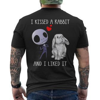 I Kissed A Rabbit And I Liked Is Men's T-shirt Back Print | Mazezy