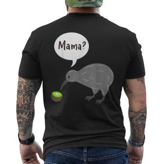 Kiwi Bird Kiwi Fruit New Zealand T-Shirt mit Rückendruck - Seseable