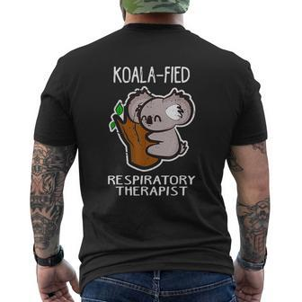 Koalafied Respiratory Therapist V2 Mens Back Print T-shirt - Thegiftio UK