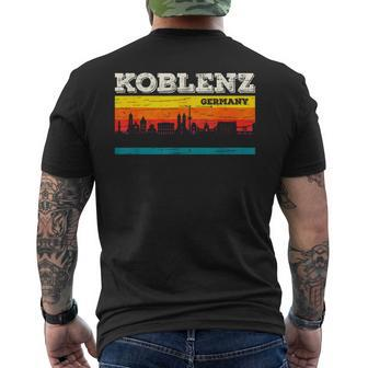 Koblenz Skyline T-Shirt mit Rückendruck - Seseable