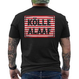 Kölle Alaaf With Red Stripes T-Shirt mit Rückendruck - Seseable