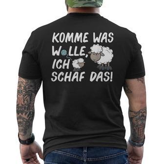 Komme Was Woll T-Shirt mit Rückendruck - Seseable