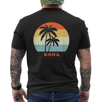 Kona Hawaii Vintage Mens Back Print T-shirt - Seseable