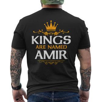 Könige Heißen Amir T-Shirt mit Rückendruck - Seseable