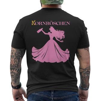 Kornröschen Saufen Prinzessin Alkohol Party Malle Feiern Jga T-Shirt mit Rückendruck - Geschenkecke