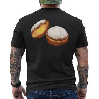 Krapfen Faschingskrapfen Berlin Pancakes T-Shirt mit Rückendruck - Seseable