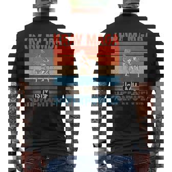 Krav Maga Es Mi Superpoder Krav Maga Camiseta Hombre Estampado Espalda - Regaloses