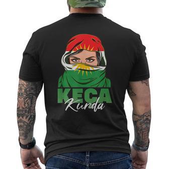 Kurdish Flag Kurdistan T-Shirt mit Rückendruck - Geschenkecke