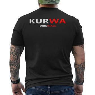Kurwa Poland T-Shirt mit Rückendruck - Seseable