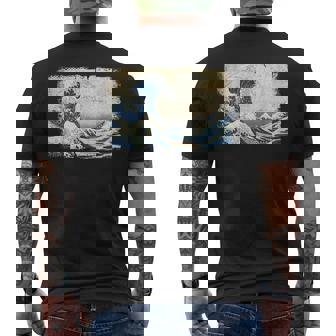 La Gran Ola De Kanagawa Pintura Famosa Camiseta Hombre Estampado Espalda - Regaloses