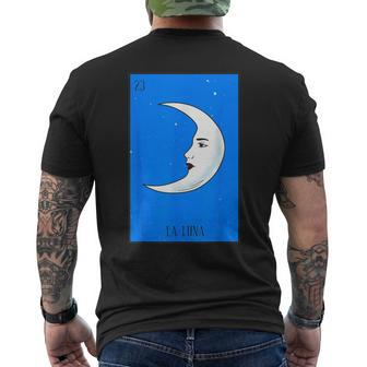 La Luna Mexican Lottery Culture Men's T-shirt Back Print - Seseable