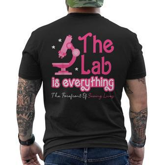 The Lab Is Everything Lab Week 2024 Medical Lab Science Men's T-shirt Back Print - Monsterry AU