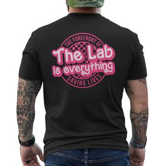 The Lab Is Everything Lab Week 2024 Phlebotomy Week Med Tech Men's T-shirt Back Print | Mazezy