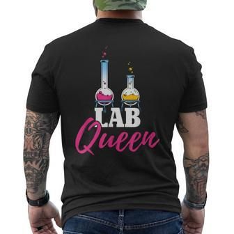 Lab Queen Lab Technician Medical Laboratory Scientist Men's T-shirt Back Print - Monsterry