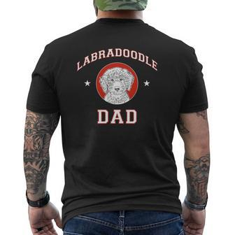 Labradoodle Dog Breed Dad Father Mens Back Print T-shirt | Mazezy UK