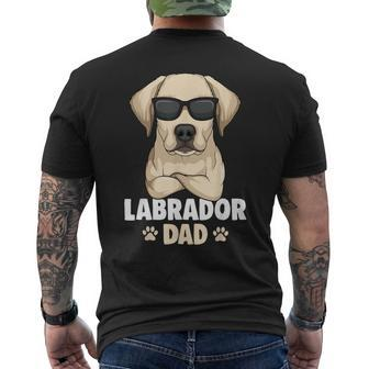 Labrador Dog Dad T-Shirt mit Rückendruck - Seseable