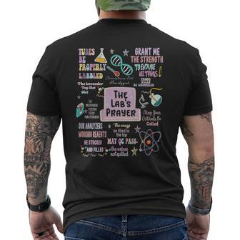 The Lab's Prayer Medical Laboratory Scientist Lab Week 2024 Men's T-shirt Back Print | Mazezy