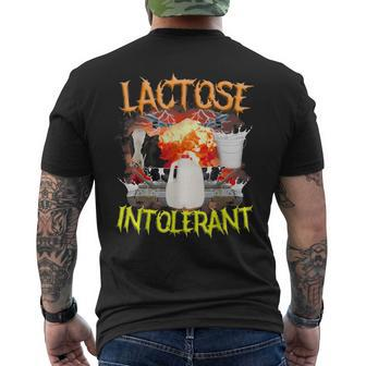Lactose Intolerant Sarcasm Oddly Specific Meme Men's T-shirt Back Print - Monsterry
