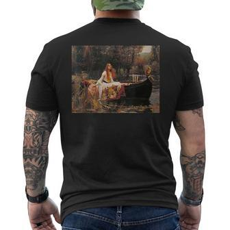 The Lady Of Shalott John William Waterhouse Painting Men's T-shirt Back Print - Monsterry CA