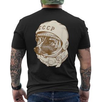 Laika Chien Sputnik Spatial Udssr T-shirt imprimé au dos - Cadeauxyz