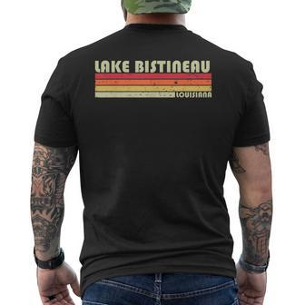 Lake Bistineau Louisiana Fishing Camping Summer Men's T-shirt Back Print - Monsterry DE