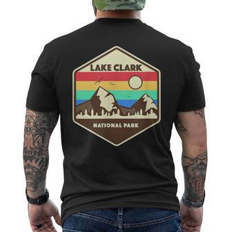 Lake Clark National Park Men's T-shirt Back Print - Monsterry CA