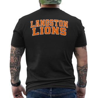 Langston University Lions Wht01 Men's T-shirt Back Print - Monsterry AU