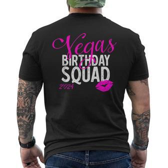 Las Vegas Girls Trip 2024 Girls Vegas Birthday Squad Men's T-shirt Back Print - Seseable
