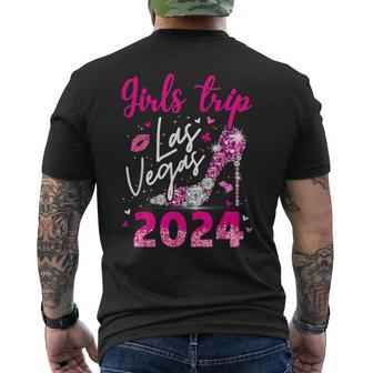 Las Vegas Girls Trip 2024 Girls Weekend Party Friend Match Men's T-shirt Back Print - Monsterry AU