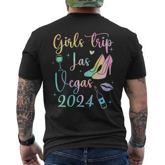 Las Vegas Girls Trip 2024 Girls Tie Dye Weekend Friends Girl Men's T-shirt Back Print | Mazezy