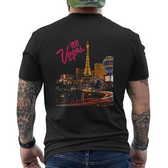 Las Vegas Life Souvenir And Mens Back Print T-shirt - Thegiftio UK