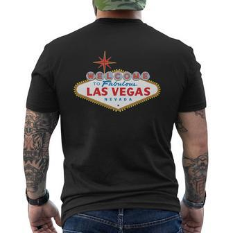 Las Vegas Sign T Shirt Mens Back Print T-shirt - Thegiftio UK