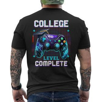 Last Day Of College Level Complete Graduation Him Boys Men's T-shirt Back Print - Thegiftio UK