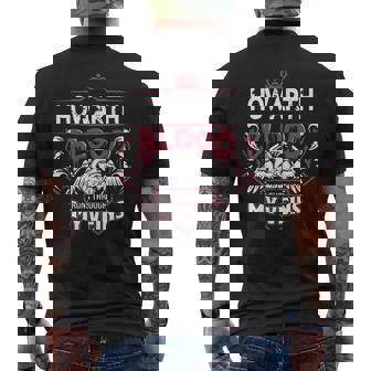 Last Name Custom Mens Back Print T-shirt - Thegiftio UK