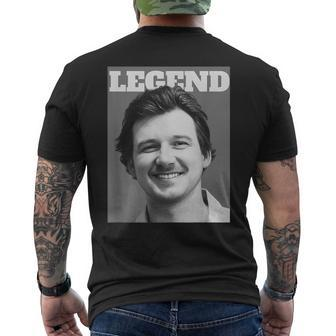 Last Night Hot Of Morgan Shot April 2024 Legend Men's T-shirt Back Print | Mazezy UK