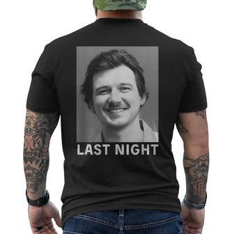 Last Night Hot Of Morgan Trending Shot April 2024 Men's T-shirt Back Print - Seseable