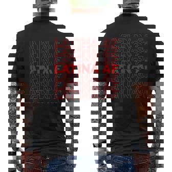 Latina Af Mens Back Print T-shirt - Thegiftio