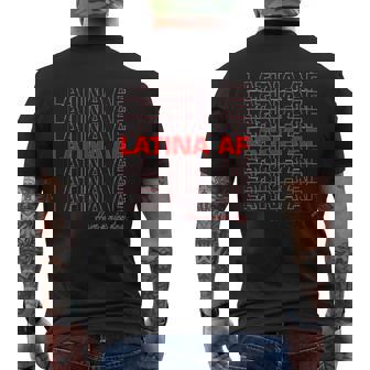 Latina Af Have A Nice Day Mens Back Print T-shirt - Thegiftio