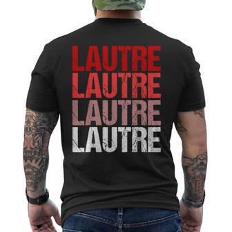 Lautre Dialekt Lautern S T-Shirt mit Rückendruck - Seseable