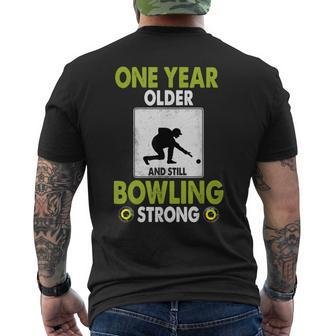 Lawn Bowls Birthday Idea For & Lawn Bowling Men's T-shirt Back Print - Thegiftio UK