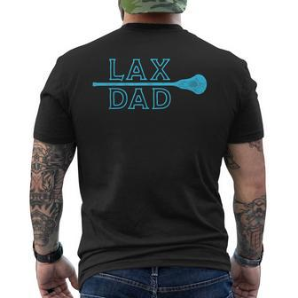 Lax Dad Lacrosse Stick Retro Fan Men's T-shirt Back Print - Monsterry DE