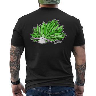 Leaf Sheep Cute Ocean Sea Slug Costasiella Kuroshimae Kawaii Men's T-shirt Back Print - Monsterry CA