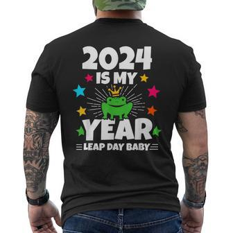 Leap Day Birthday 2024 Leap Year 2024 Leap Day Birthday Men's T-shirt Back Print - Thegiftio