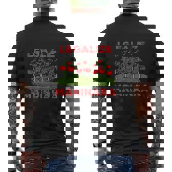 Legalize Marinara Sauce Italian Food Humor Mens Back Print T-shirt - Thegiftio UK
