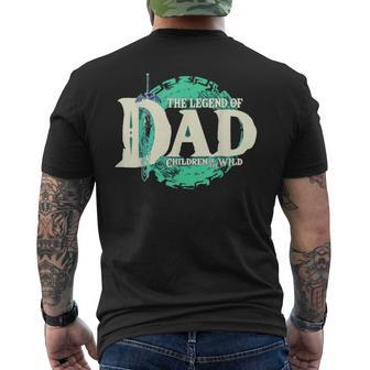The Legend Of Dad Children Of The Wild Father's Day Men's T-shirt Back Print - Monsterry AU