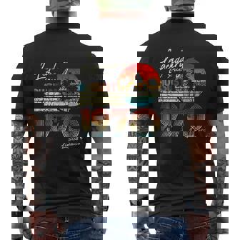 Legendary Since Bday August 1970 Vintage Mens Back Print T-shirt - Seseable