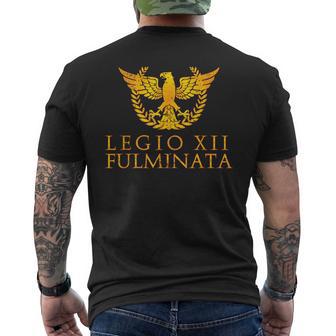 Legio Xii Fulminata Roman Legion Spqr Men's T-shirt Back Print - Monsterry UK