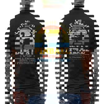 Les Amateurs De Flipper Pub Sports Flipper T-shirt imprimé au dos - Cadeauxyz